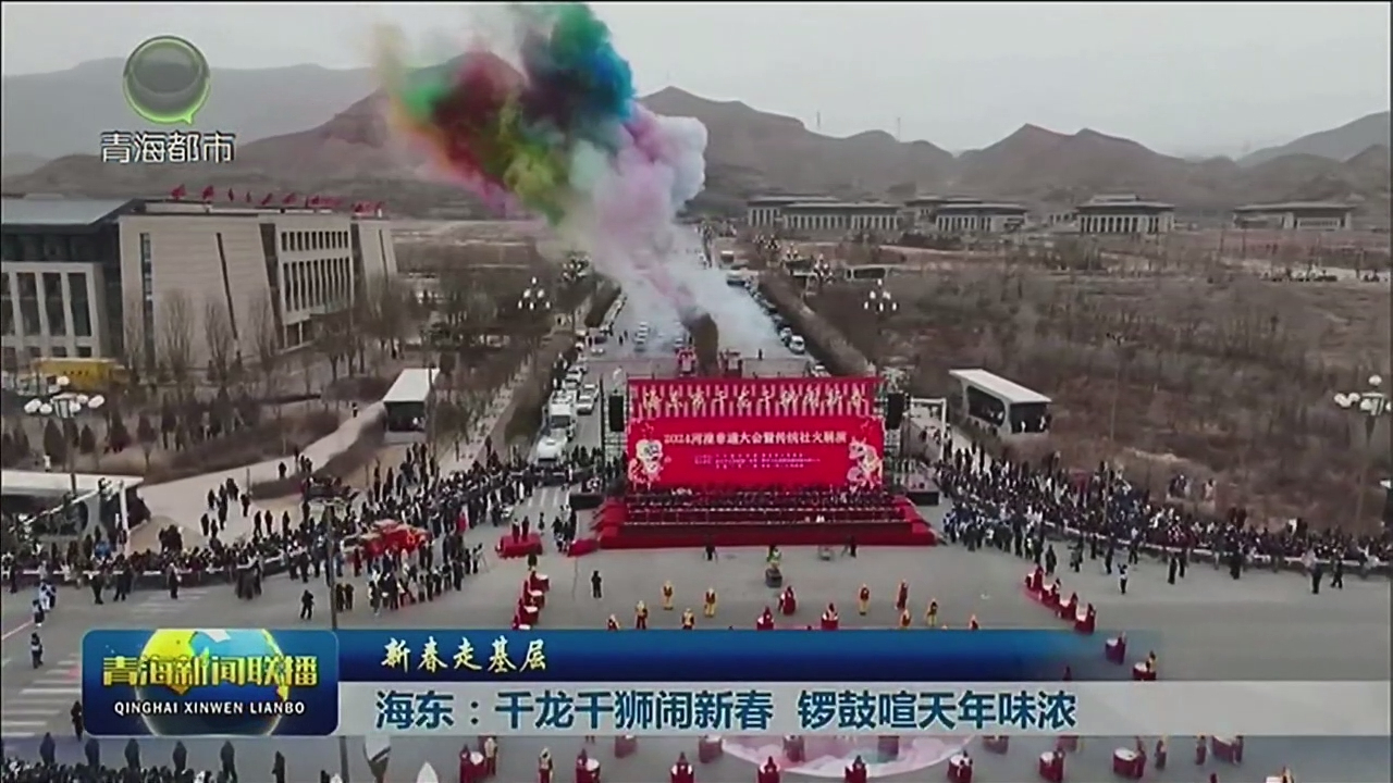 【新春走基層】海東：千龍千獅鬧新春 鑼鼓喧天年味濃