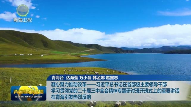 凝心聚力推動(dòng)改革——習(xí)近平總書記在省部級(jí)主要領(lǐng)導(dǎo)干部學(xué)習(xí)貫徹黨的二十屆三中全會(huì)精神專題研討班開班式上的重要講話在青海引發(fā)熱烈反響