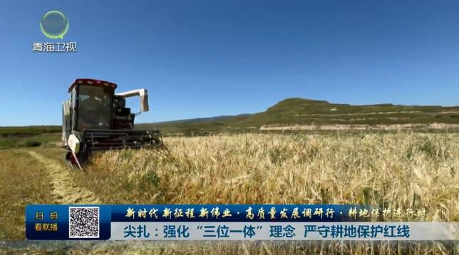 【新時(shí)代 新征程 新偉業(yè)·高質(zhì)量發(fā)展調(diào)研行·耕地保護(hù)進(jìn)行時(shí)】尖扎：強(qiáng)化“三位一體”理念 嚴(yán)守耕地保護(hù)紅線