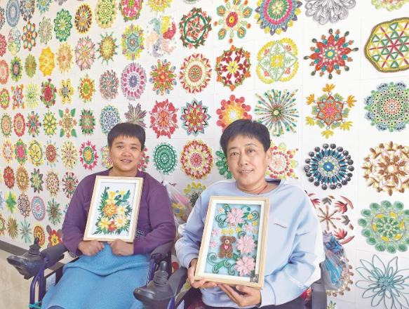 青海平安：福利院里過暖冬 畫出指尖小幸福