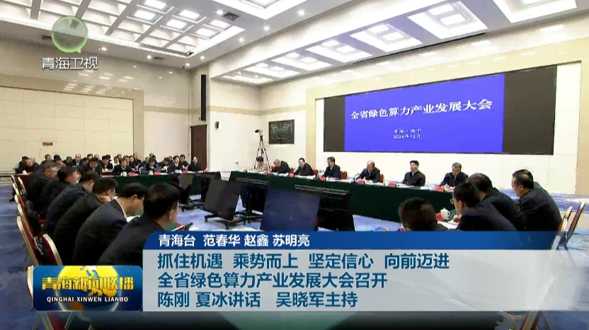 抓住機(jī)遇 乘勢而上 堅定信心 向前邁進(jìn) 全省綠色算力產(chǎn)業(yè)發(fā)展大會召開 陳剛 夏冰講話 吳曉軍主持