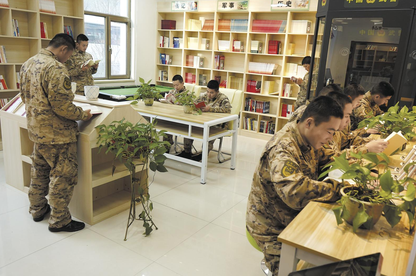 春節(jié)讀書點亮軍營時光