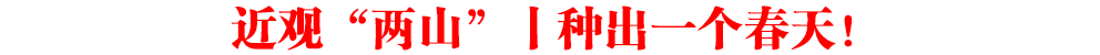 近觀“兩山”丨種出一個(gè)春天!